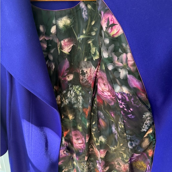 Ted Baker Royal Blue Trench Coat - Picture 7 of 7